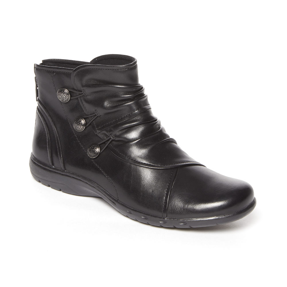 Rockport Womens Boots Black - Cobb Hill Penfield - UK 185-ZYDFKR